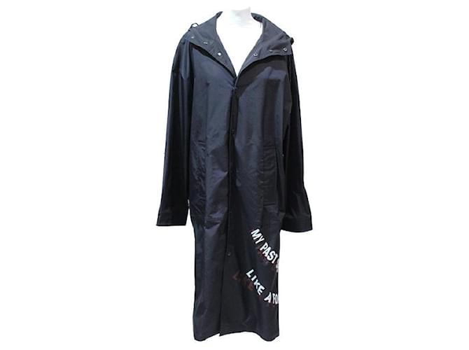 Valentino Coat Black Synthetic  ref.652753
