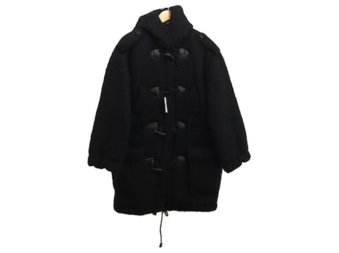 tricot COMME des GARCONS Duffle coat Laine Noir  ref.652772