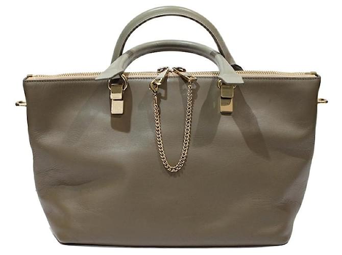 Chloé Handbags Taupe Leather  ref.652836