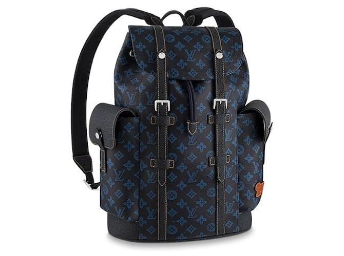 Louis Vuitton LV Christopher backpack MM new Blue  ref.652878