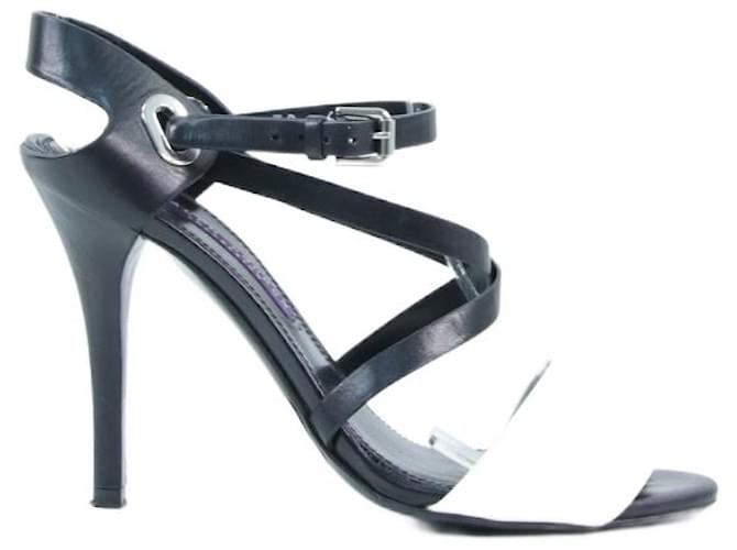 Ralph Lauren sandals 6 Black Leather  ref.653127