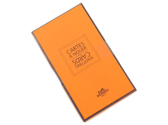 Cartes Hermès Orange  ref.653156