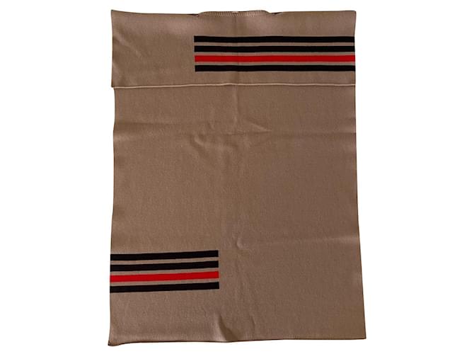 Beautiful long burberry poncho perfect on burberry trench Caramel Wool  ref.653205