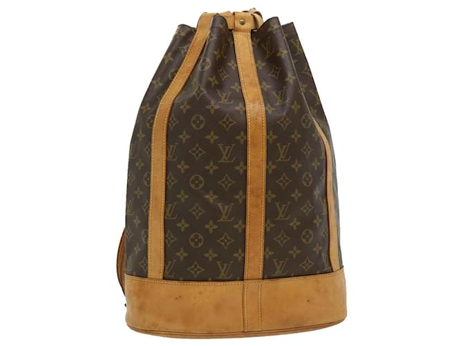 Louis Vuitton Bucket Castaño Lienzo  ref.653705
