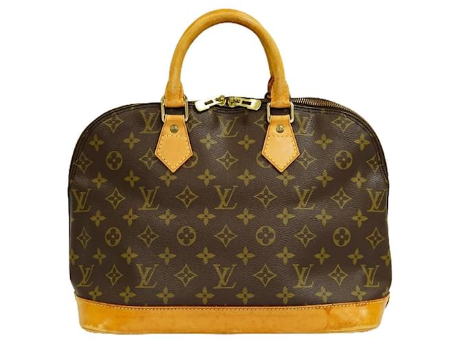 Louis Vuitton Alma Brown Cloth  ref.653807