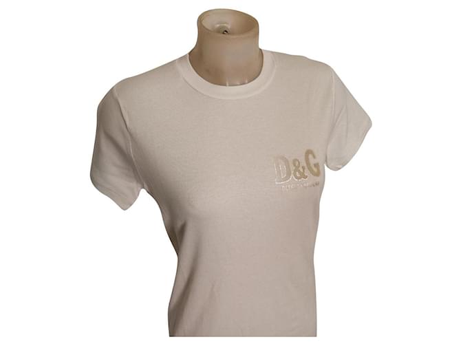 Dolce & Gabbana Dolce and Gabbana white sweater Cotton  ref.653922