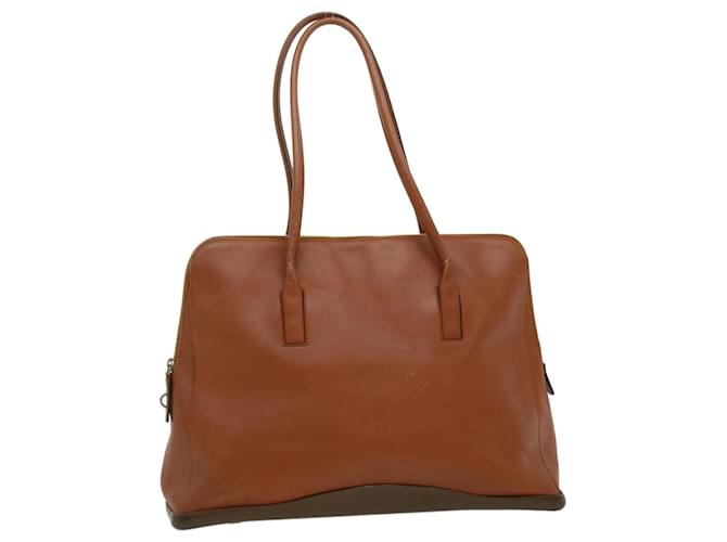 PRADA Tote Bag Leather Brown Auth ar7489  ref.653995