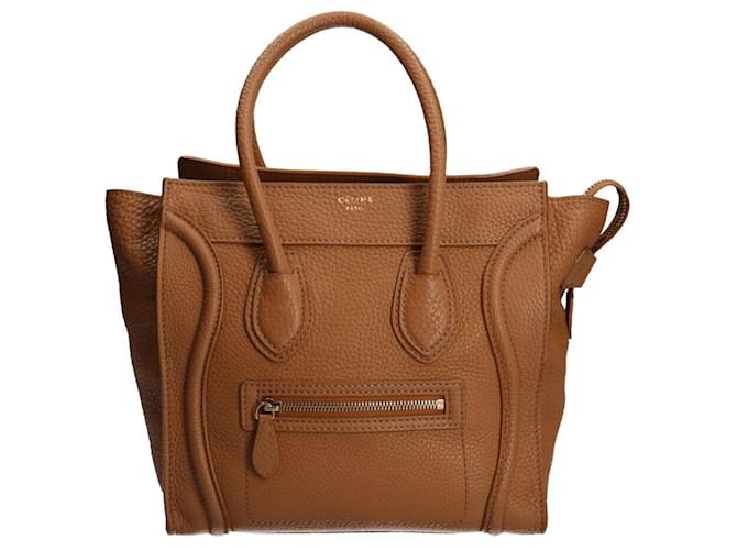 Céline Luggage Brown Leather  ref.654107