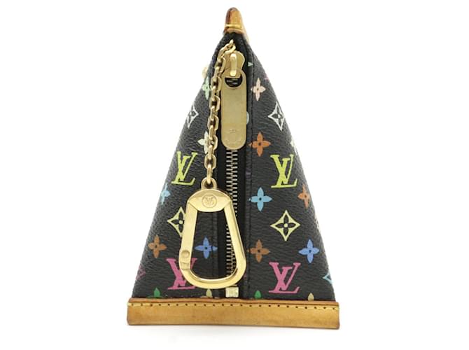 Louis Vuitton Pochette Key Cles Coin Case Multicolor