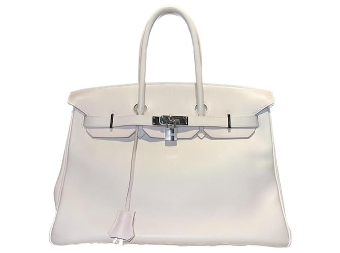 Hermès Birkin 35 White Leather  ref.654170