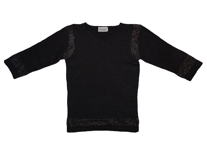 Gianfranco Ferre Vintage GIANFRANCO FERRE SEHR SELTENE VINTAGE BLUSE Anthrazitgrau