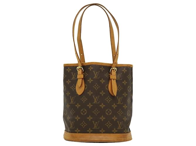 Louis Vuitton Bucket PM Brown Cloth  ref.654383