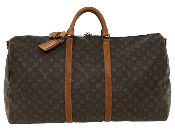 Louis Vuitton Keepall 50 Brown Cloth  ref.654432