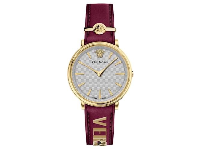 Relógio Versace V-Circle Strap Metálico  ref.655931