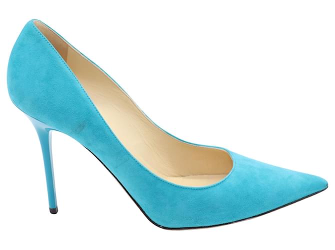 Turquoise hot sale suede heels