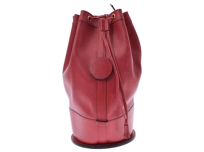 Hermès Hermes Standy Roja Cuero  ref.656509