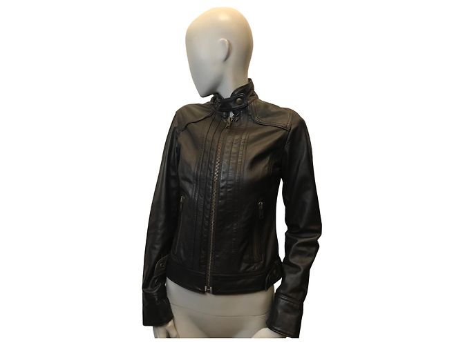 Giacca in pelle di mango