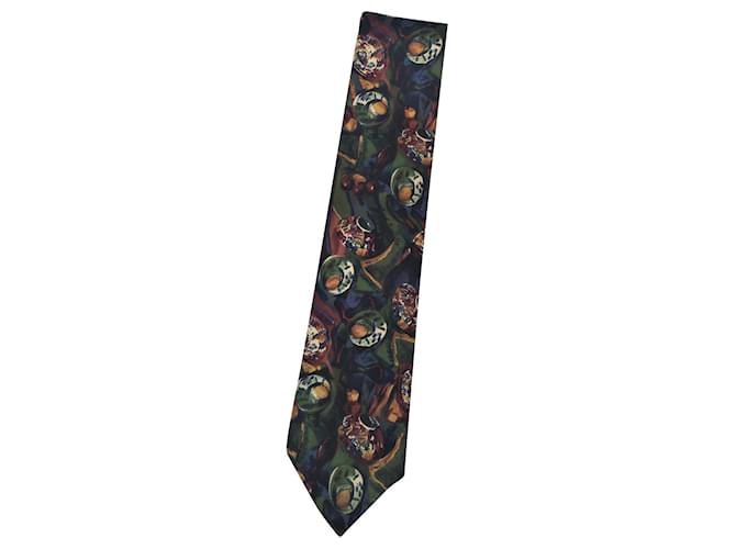 Hugo Boss Krawatten Mehrfarben Seide  ref.656756