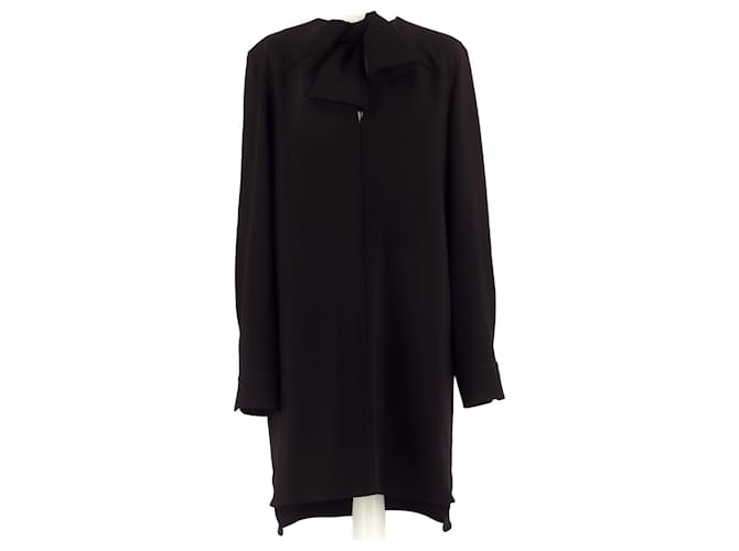 Balenciaga Robe Triacétate Noir  ref.656766