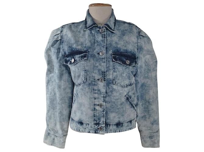 Isabel Marant Etoile Jackets Blue Cotton  ref.656778