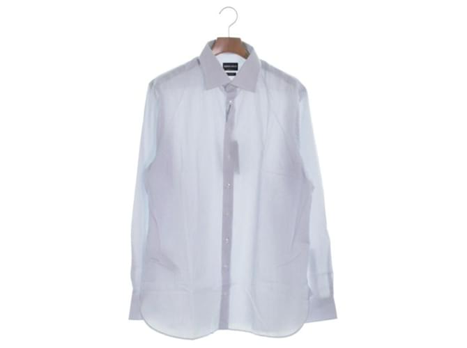Giorgio Armani Camisetas Blanco Algodón ref.656888 Joli Closet