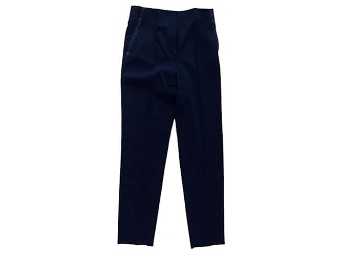 Céline Un pantalon, leggings Polyester Bleu Marine  ref.656910