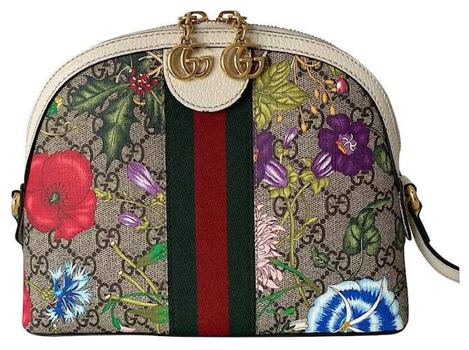 Ophidia GUCCI OPPHIDIA SHOULDER BAG Red Cloth  ref.657109