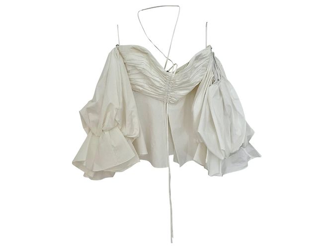 Autre Marque JOHANNA ORTIZ top blanco