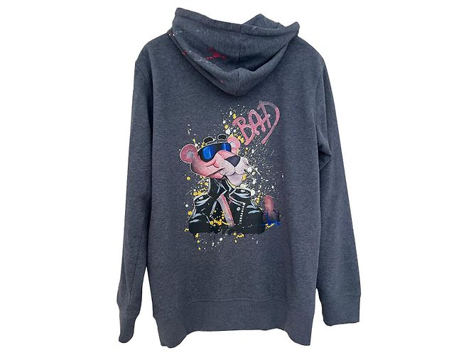 Autre Marque Sudadera PANTERA ROSA Azul Gris antracita