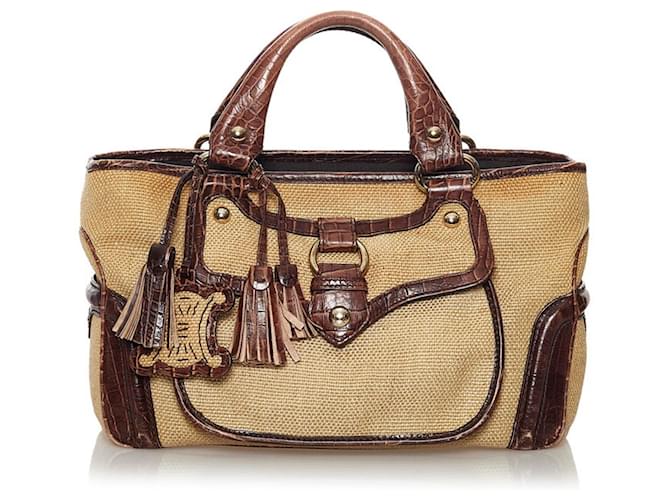 Céline Celine Beige Leather  ref.657510