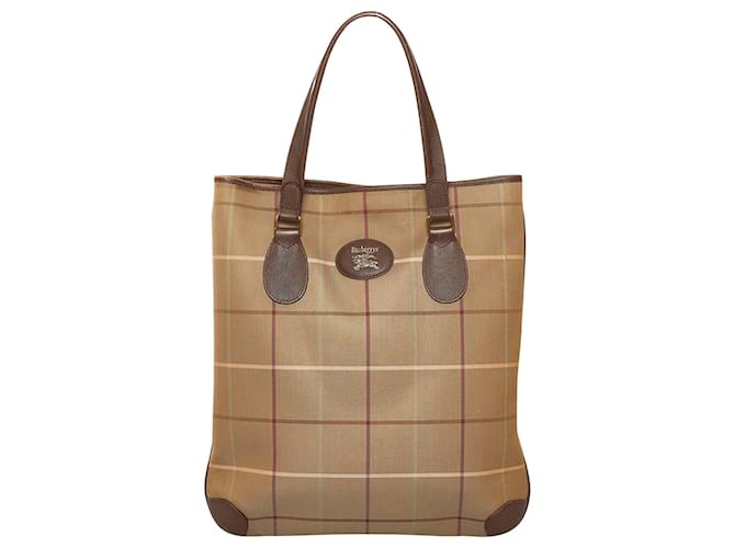 BURBERRY Caqui Lienzo  ref.657636