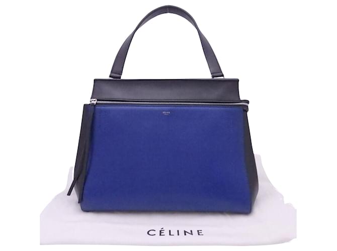 Céline Edge Blue Leather  ref.657721