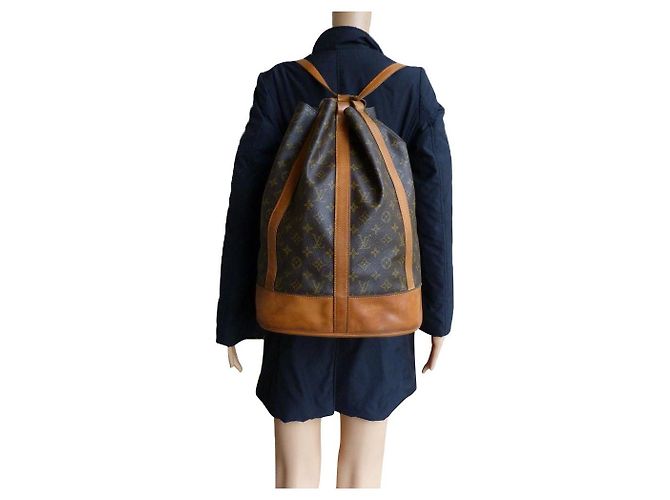 Randonnee Louis Vuitton Backpacks Brown