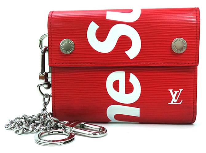 Louis Vuitton Supreme Chain Red Leather  ref.657848