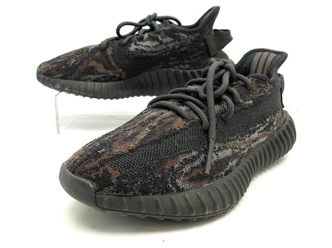 Yeezy Black And Brown Adidas Edition Boost 350 V2 Sneakers for Men