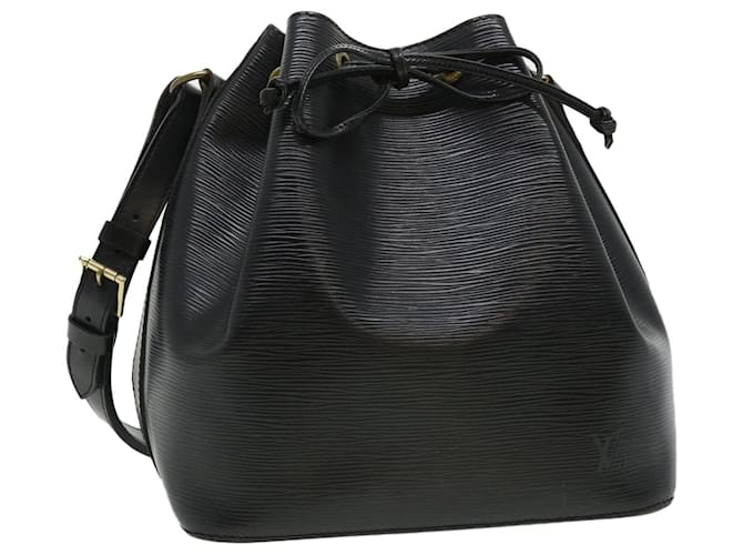 LOUIS VUITTON Epi Petit Noe Shoulder Bag Black M44102 LV Auth lt626 Leather  ref.658452 - Joli Closet