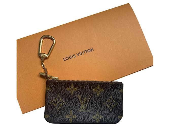 Louis Vuitton Monogram Canvas Key Pouch in Brown
