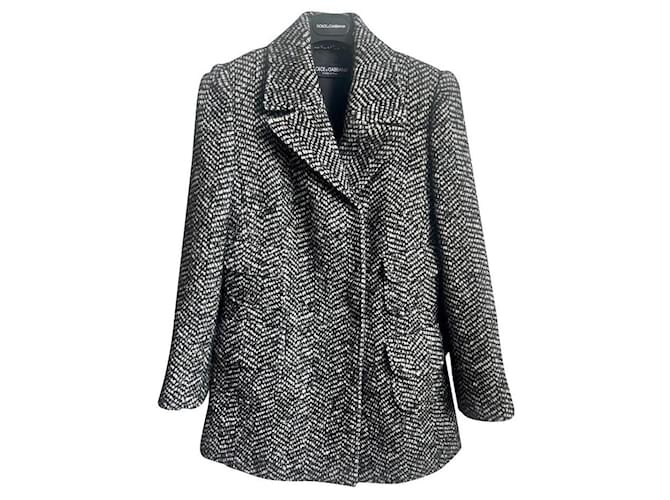 Dolce & Gabbana Long Jacket / Coat D&G Multiple colors Acrylic  ref.658604