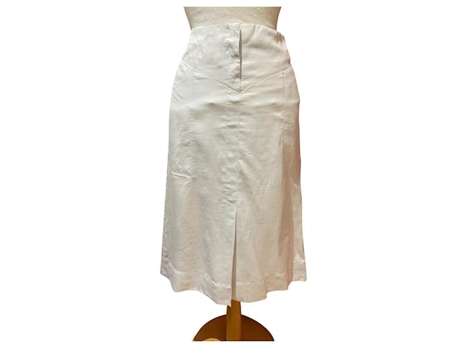 Isabel Marant Skirts Cream Silk  ref.658668