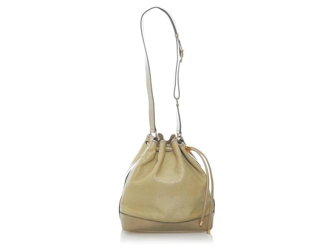 Edge Céline Celine Beige Leather  ref.658698