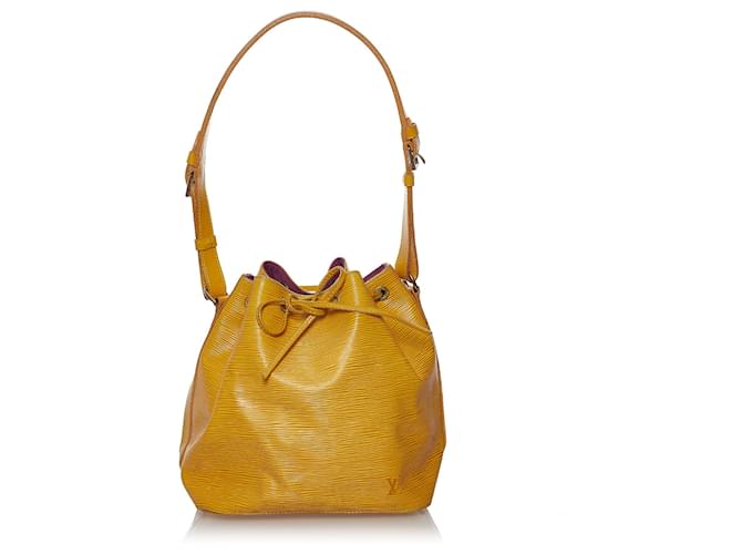 Louis Vuitton Yellow Epi Petit Noe Leather  ref.658980