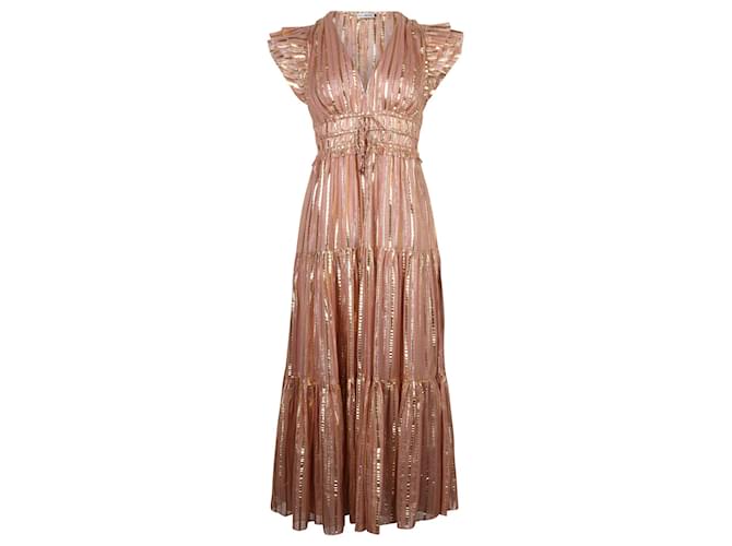 open lace back dress Ulla Johnson Ottilie Dress Azalea main image 0