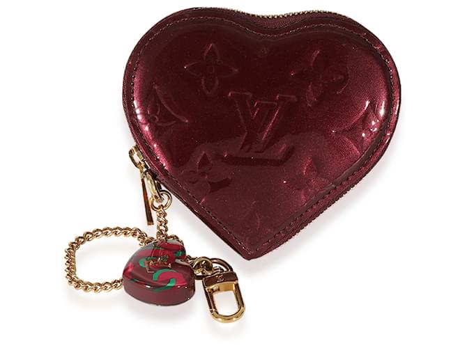partikel hoppe pistol Louis Vuitton Amarante Monogram Vernis Coeur Heart Coin Purse Red  ref.659371 - Joli Closet