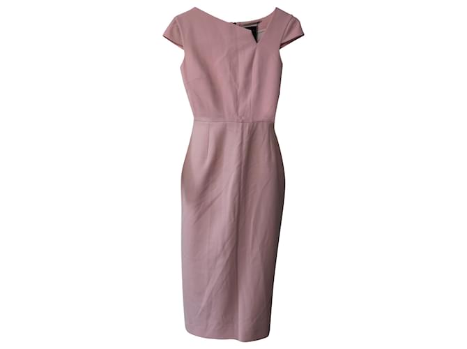 Roland Mouret Sheath Dress in Pink Polyester  ref.659495