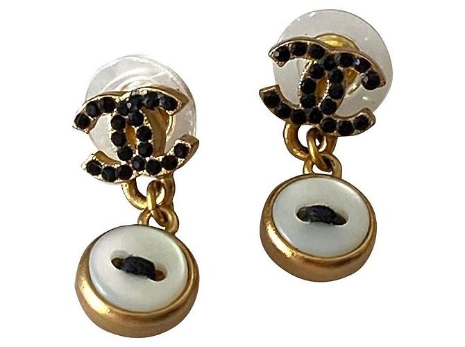 Chanel Brincos Dourado