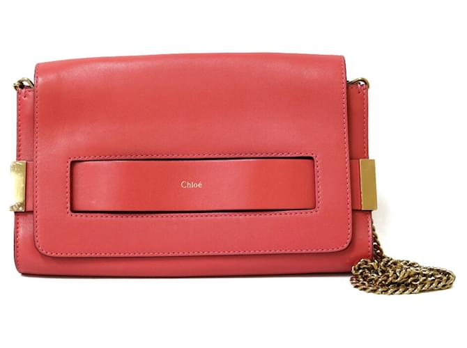 Chloé Elle Pink Leather  ref.660158