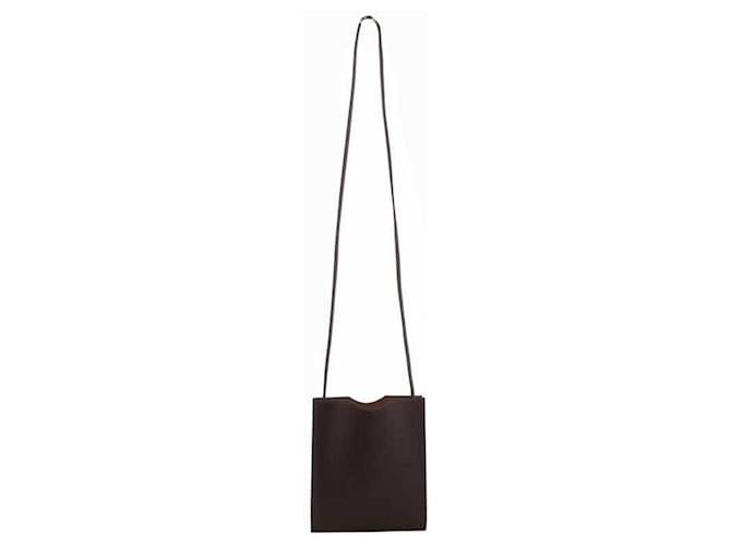 Hermès Onimetou Cuir Marron  ref.660182