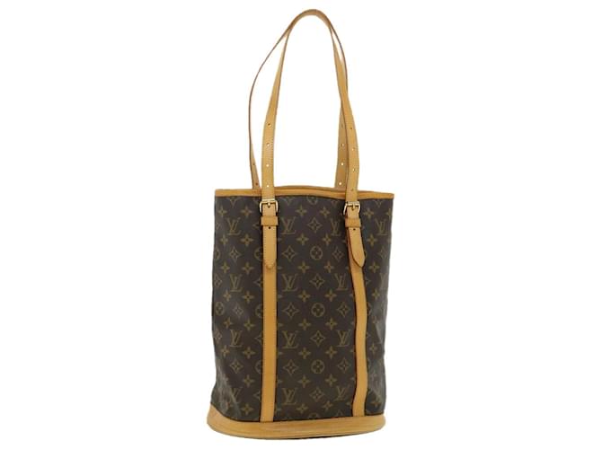 Louis Vuitton Bucket Brown Cloth  ref.660526