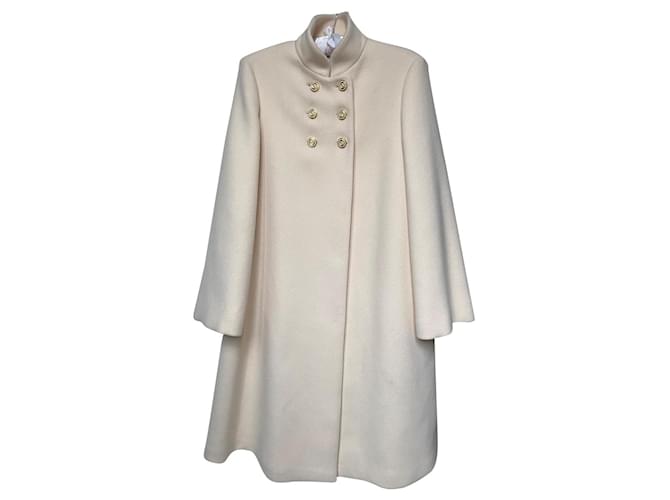 Gucci Coat Beige Wool  ref.661216