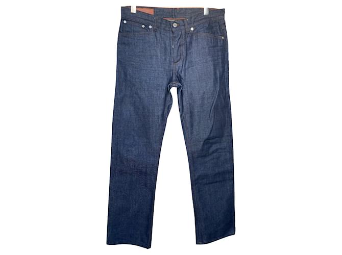 Hermès Pants, leggings Blue Denim  ref.661242